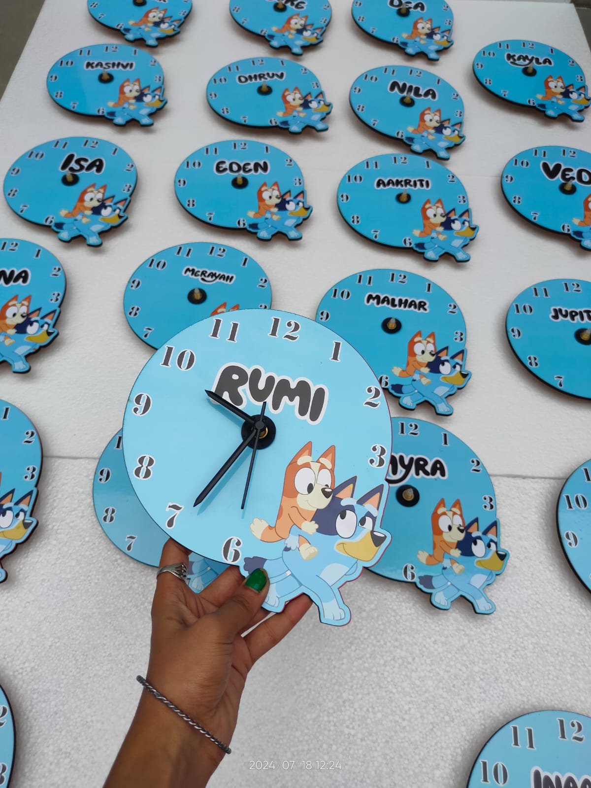 Customised wall clocks