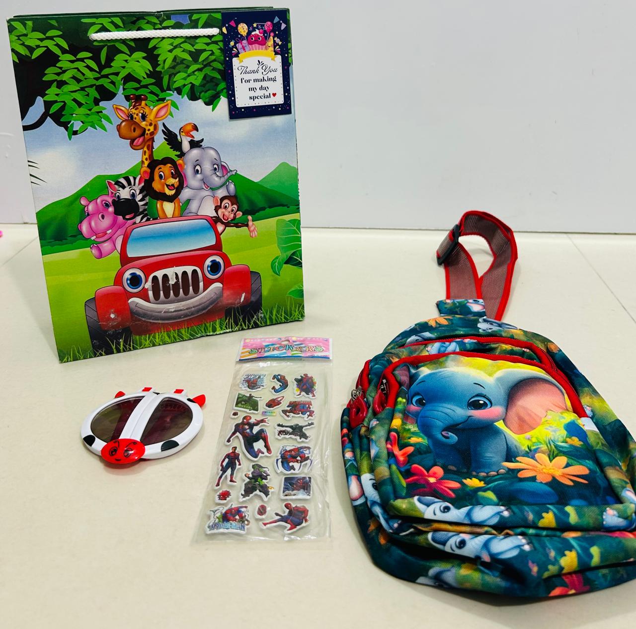Chest bag with foldable specs combo
