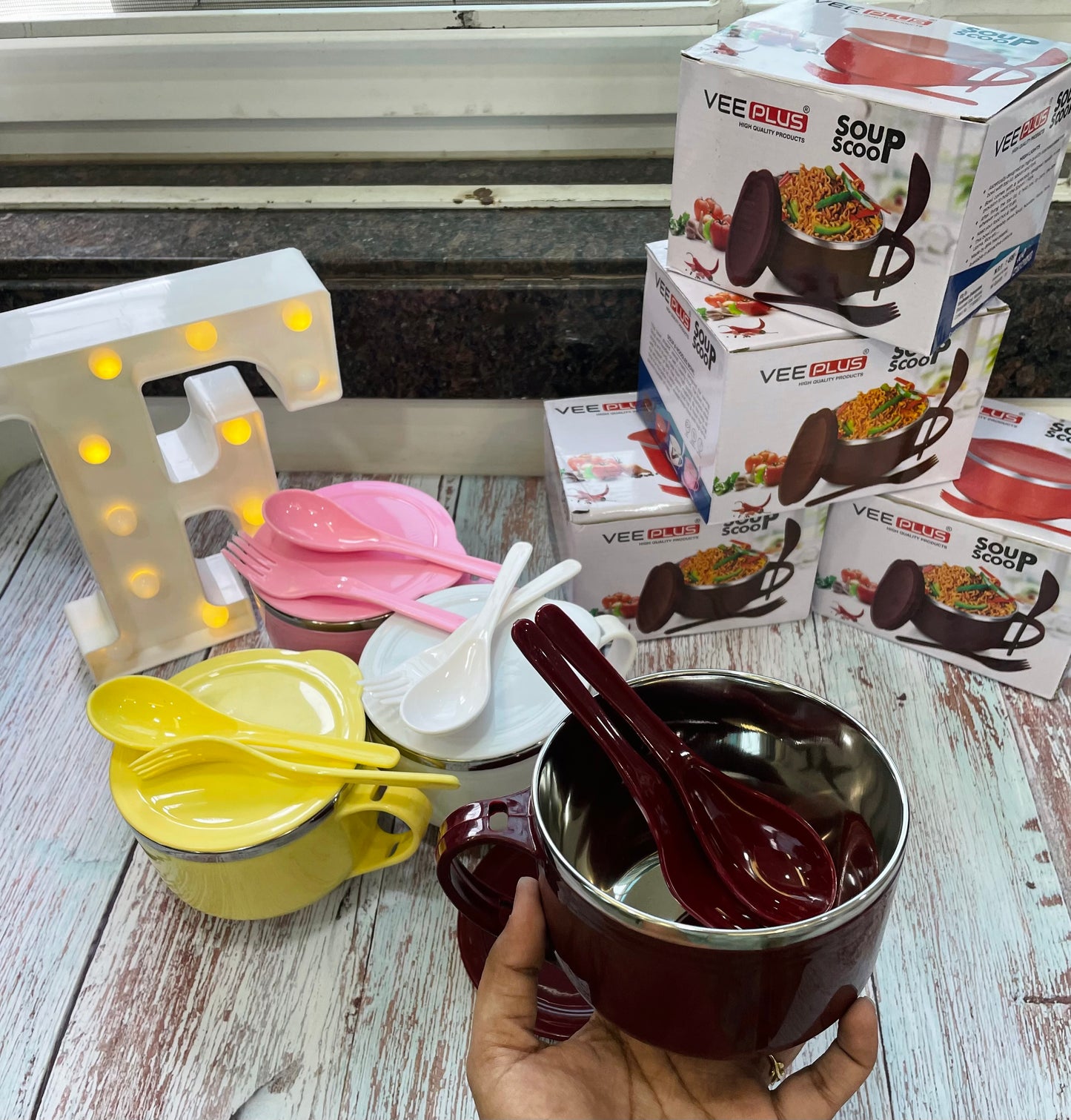 Soup bowl in assorted colours