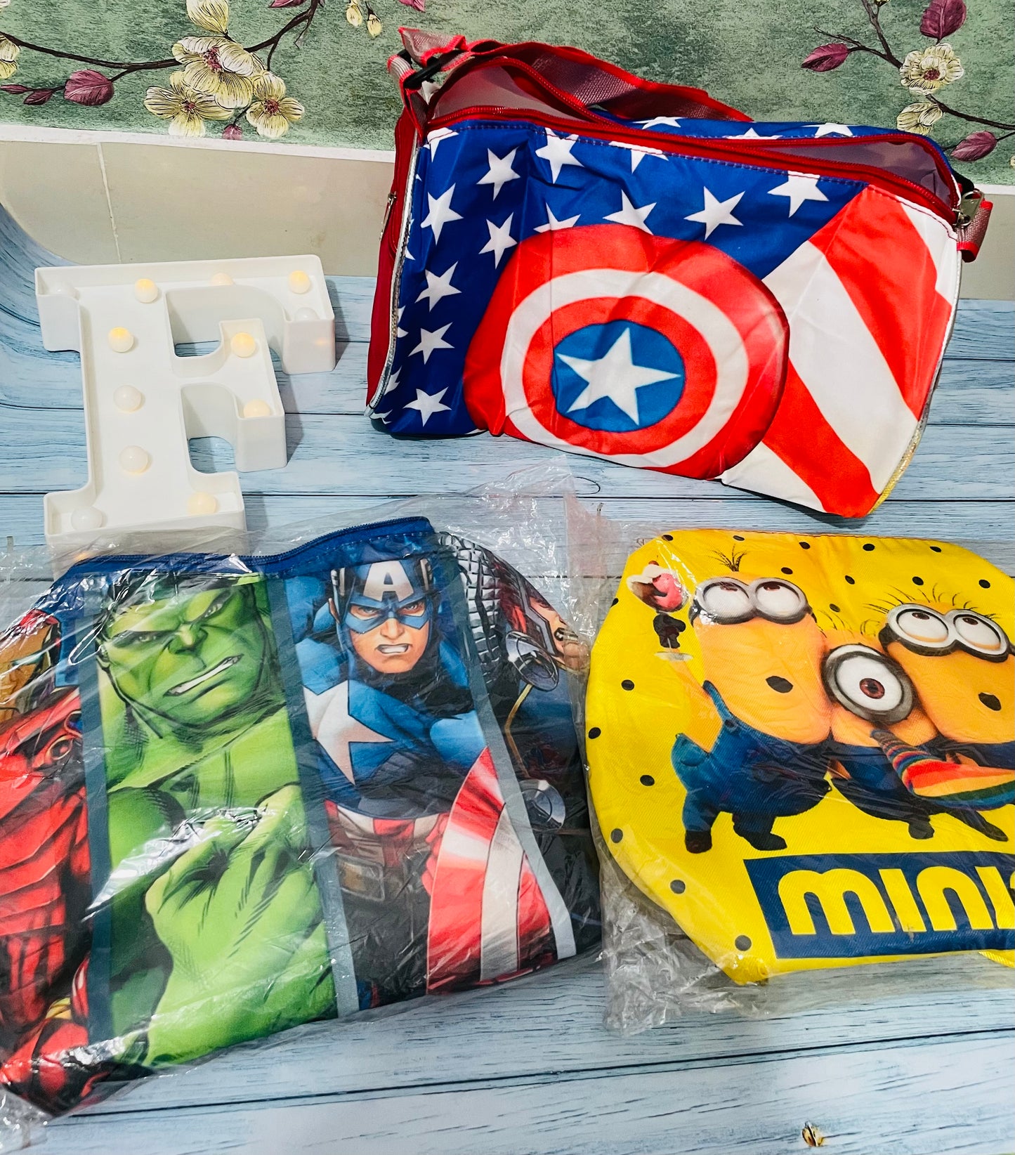 Duffle bags-assorted prints