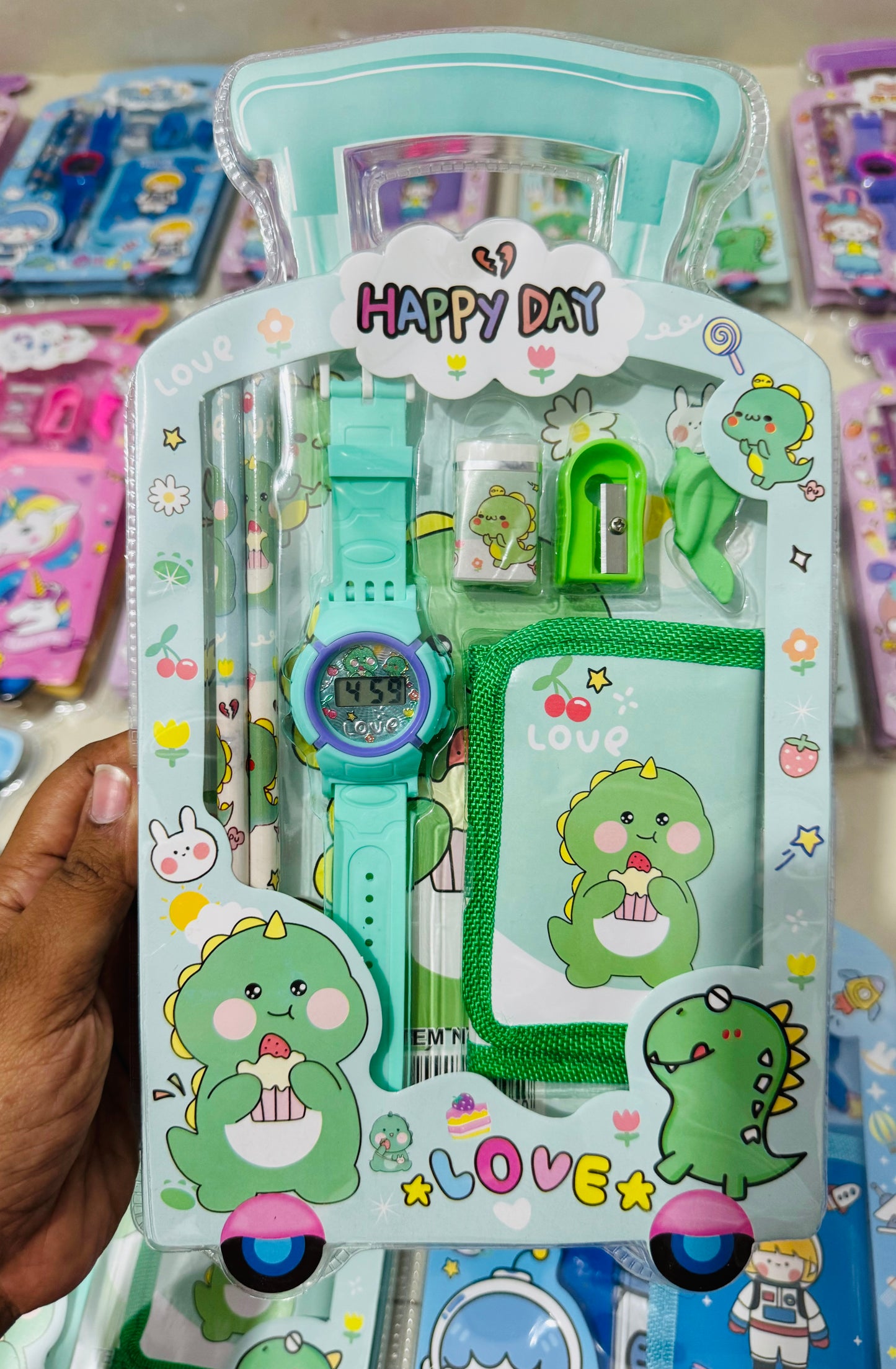 Watch and wallet combo stationary kit