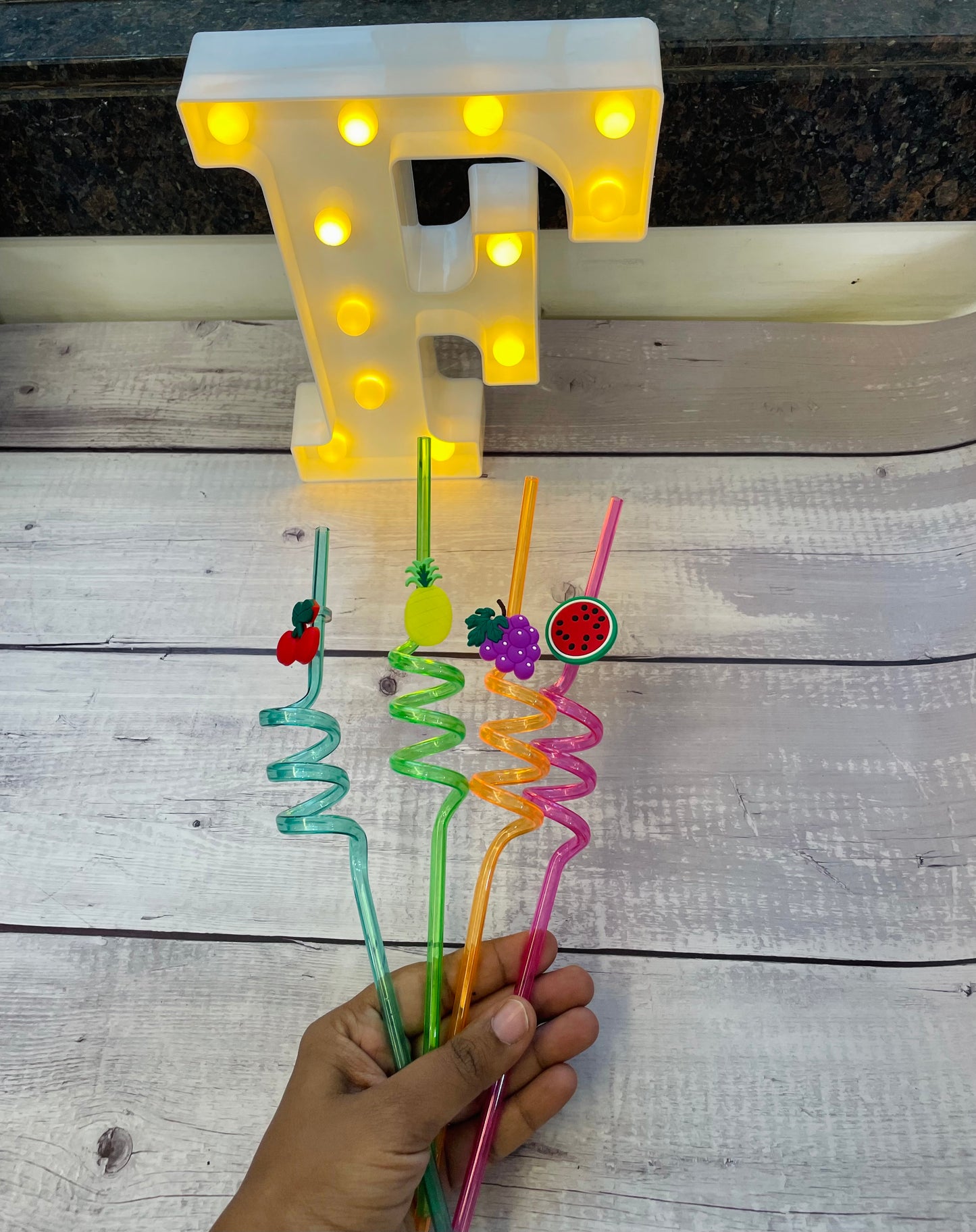 Kids straws-assorted colours