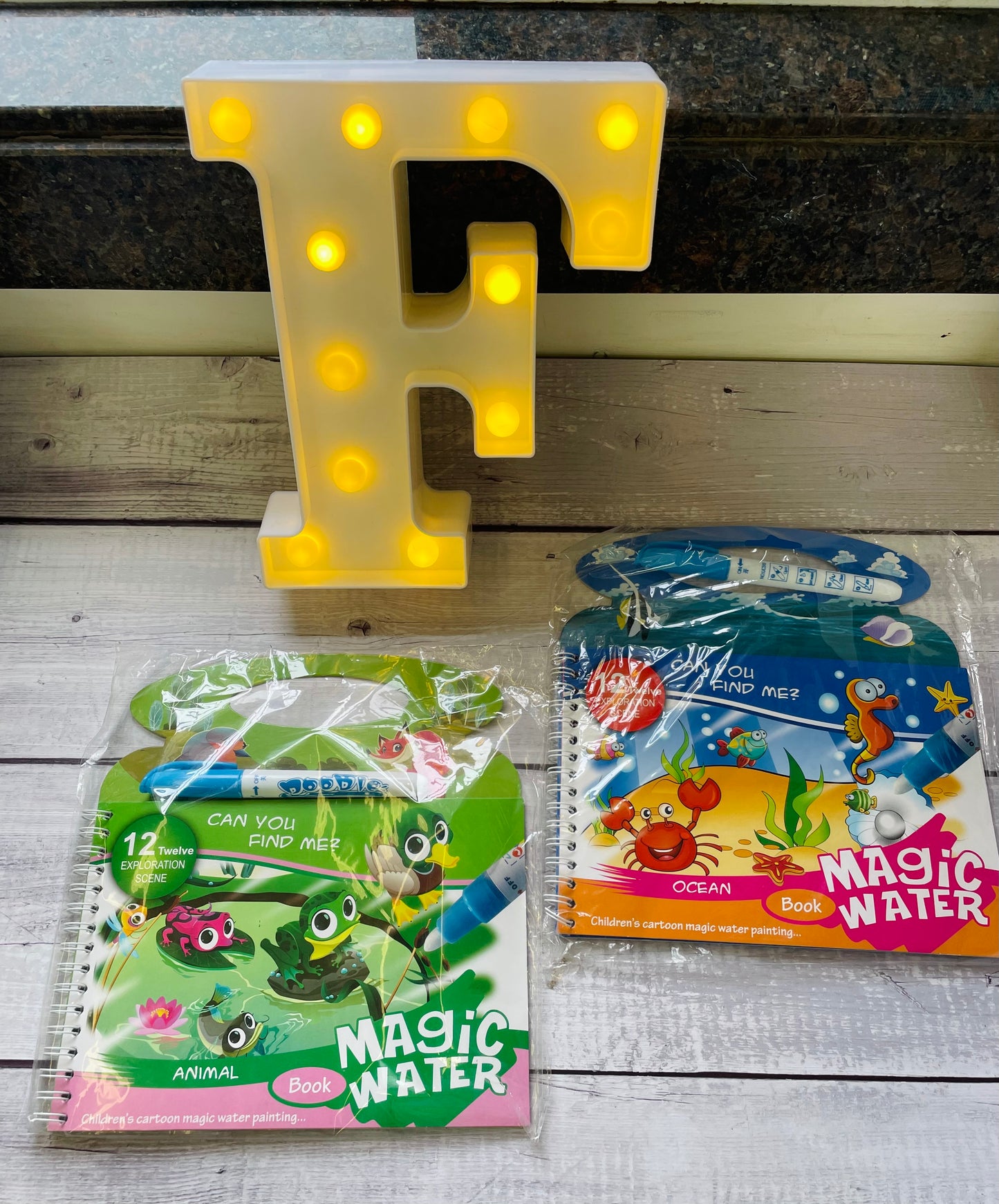 Magic Water Painting Book - assorted prints