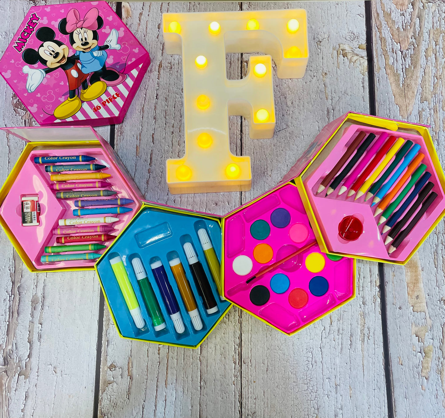 Hexagon colour kit- assorted print