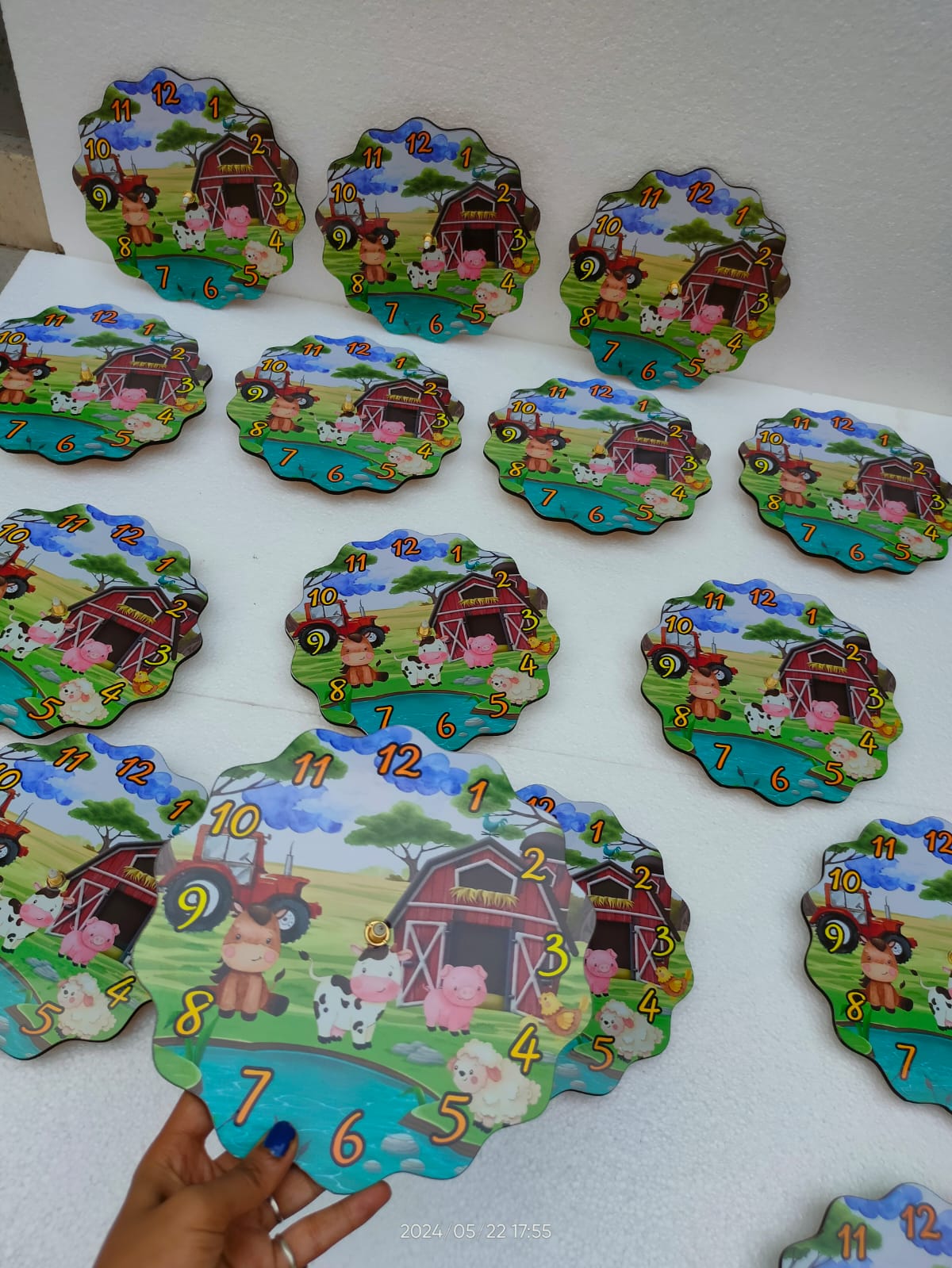 Customised wall clocks