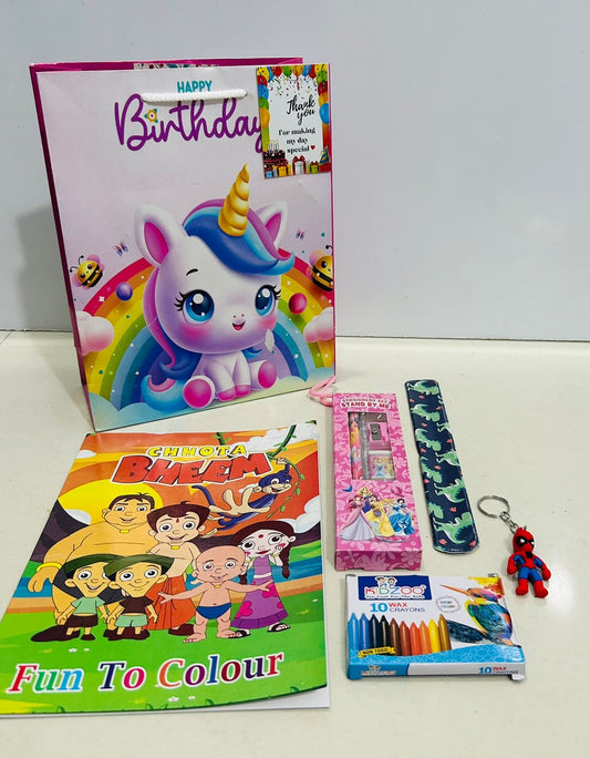 Color book with colors and stationary combo