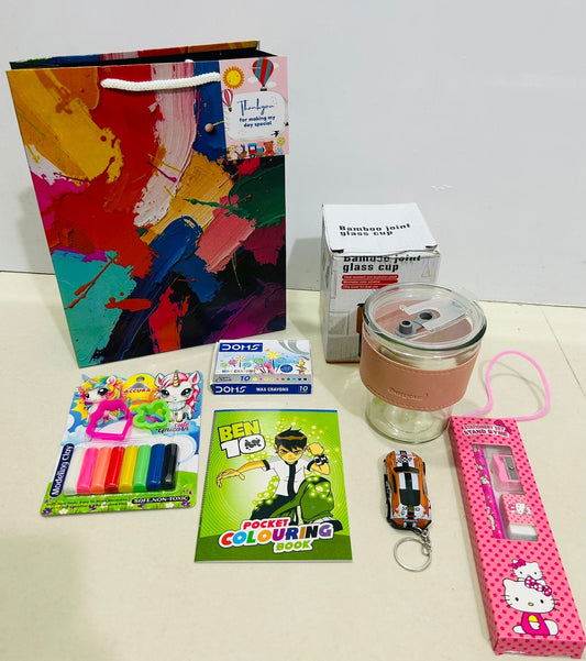 Glass sipper with clay kit combo