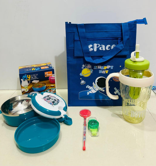 Premium Lunch bag with box and sipper combo