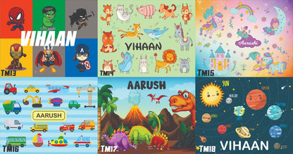 Personalised Kids Table Mat