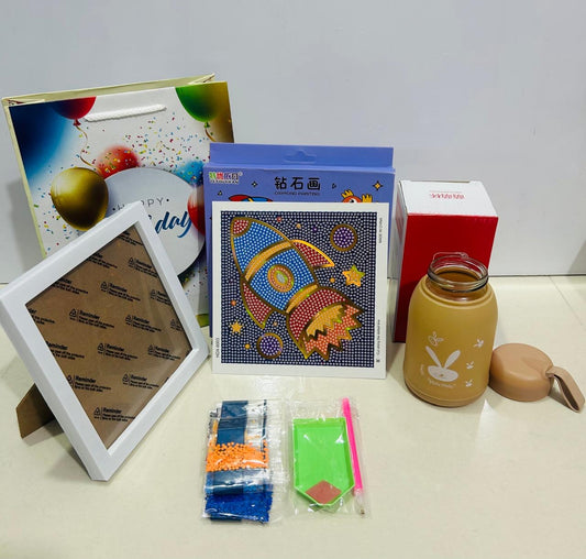 Bunny bottle with DIy frame combo
