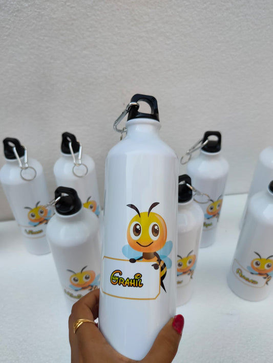 Customised water bottle with name