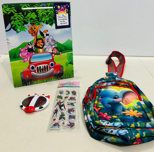Chest bag with foldable specs combo