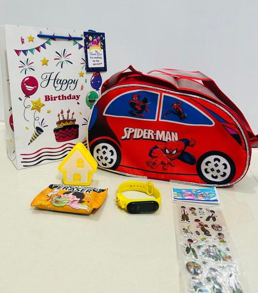 Car sling bag with premiuim stationary and watch hamper