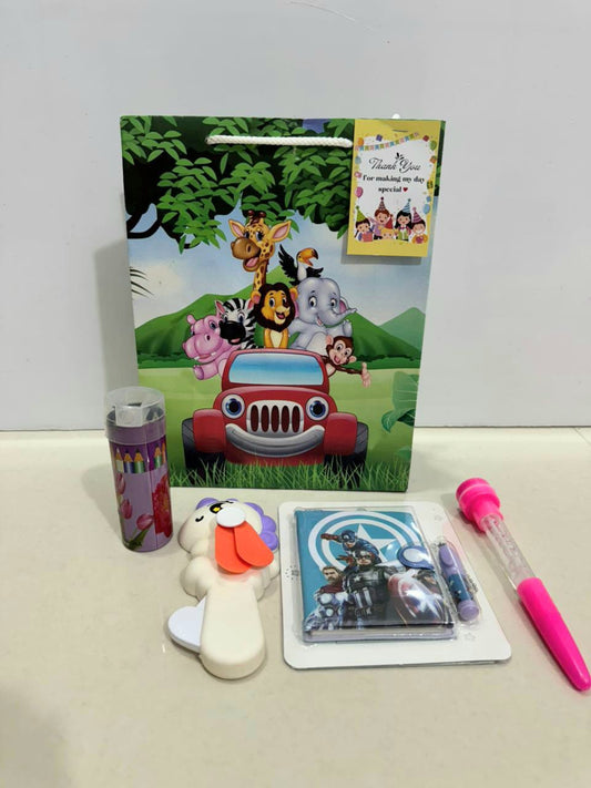 Mini diary with colorpencil box