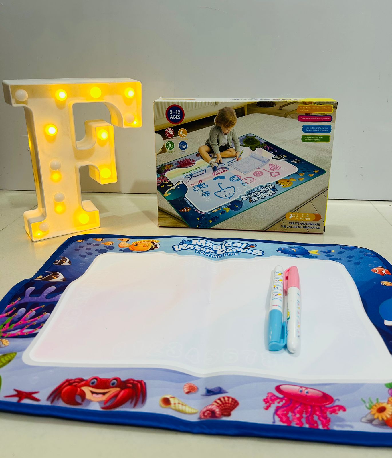 Magical water drawing mat