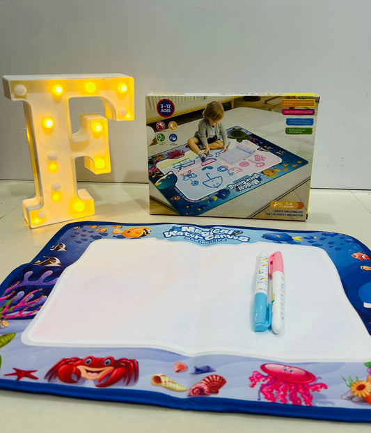 Magical water drawing mat
