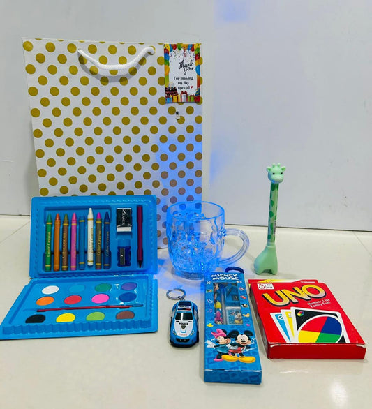 LED light cup with colour kit hamper