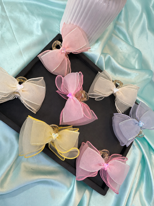 Pastel Organza Bow Collection