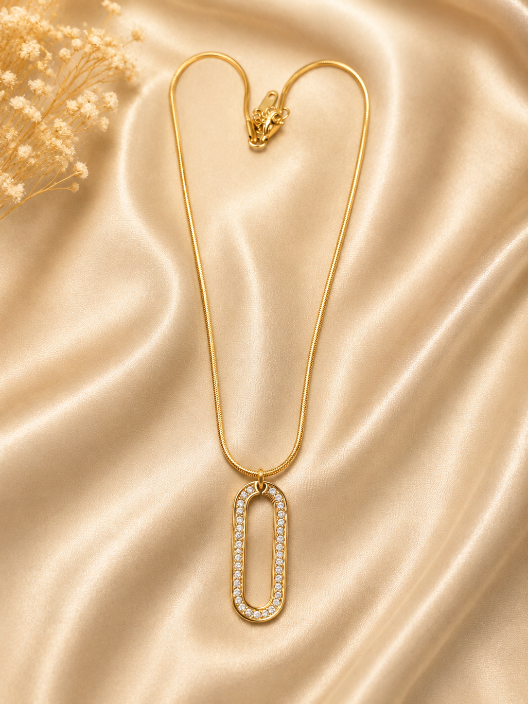 Crystal Loop Necklace