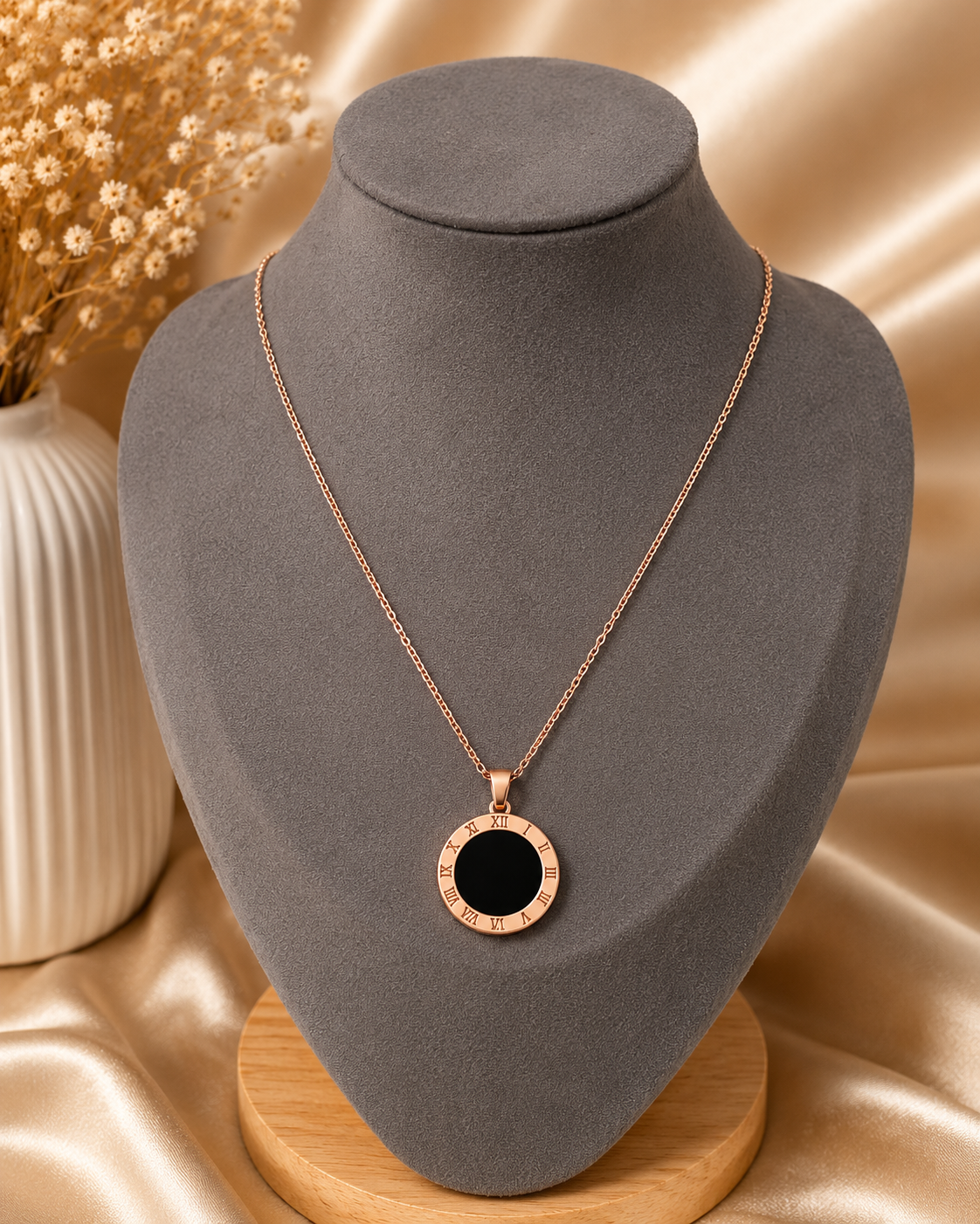 Midnight Roman Necklace