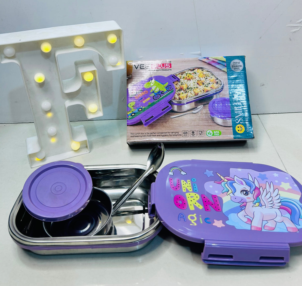 Steel lunch box