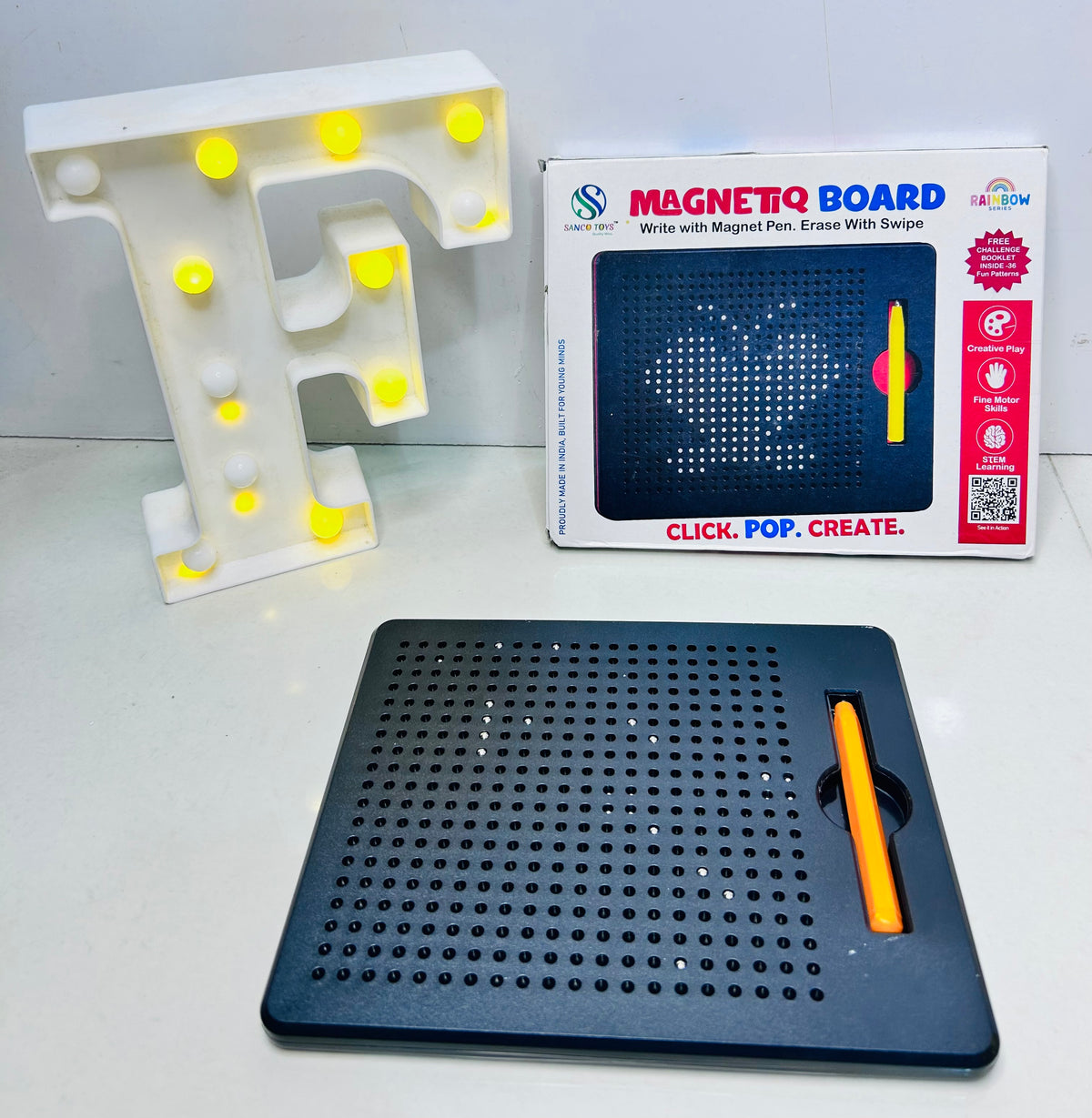 Magnetic board game