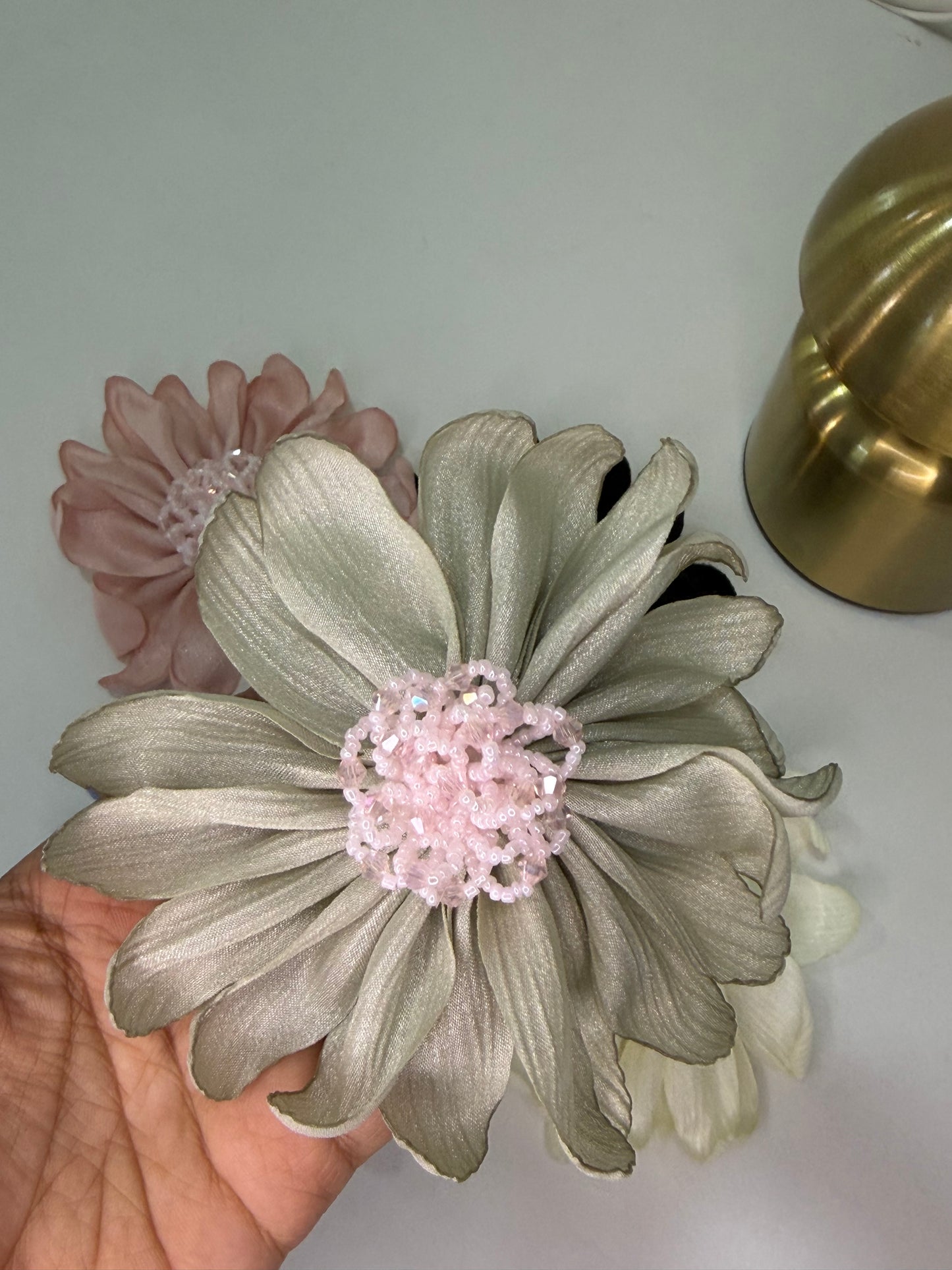 Pearl Blossom Flower Clip