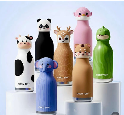 Trendy steel sipper Animal theme