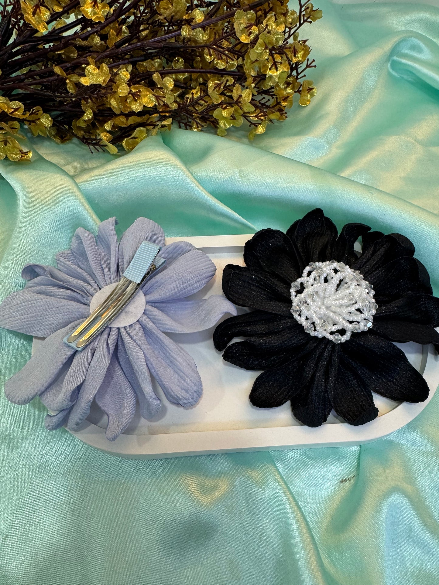 Pearl Blossom Flower Clip