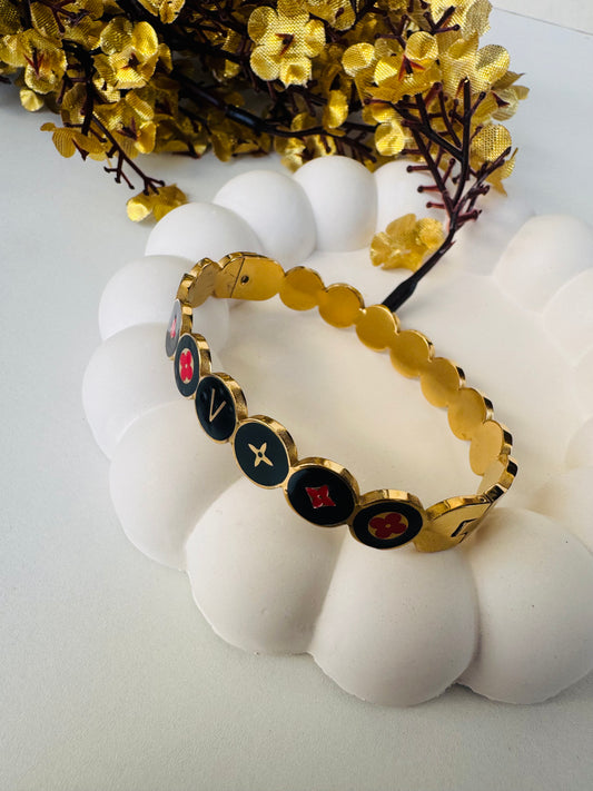 Golden Blossom Charm Kada