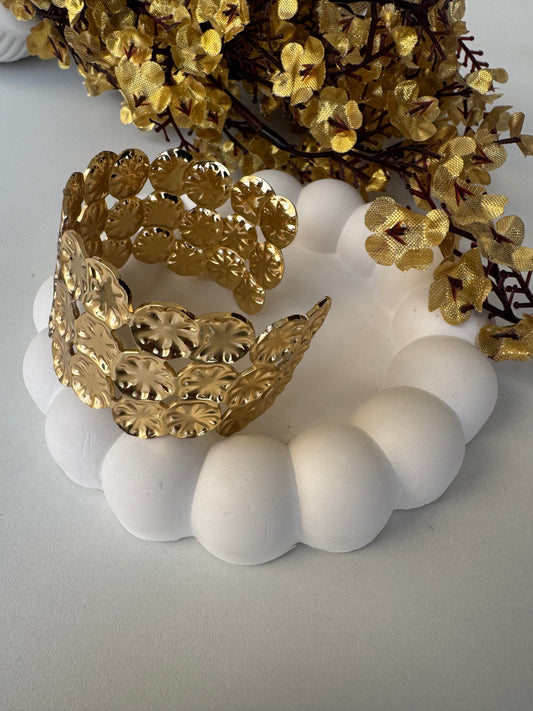 Golden Blossom Halo Kada