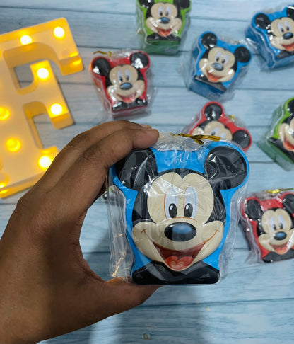 Mickey mouse piggy bank in assorted colours