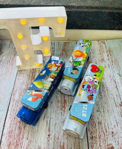 Train shape stationary box