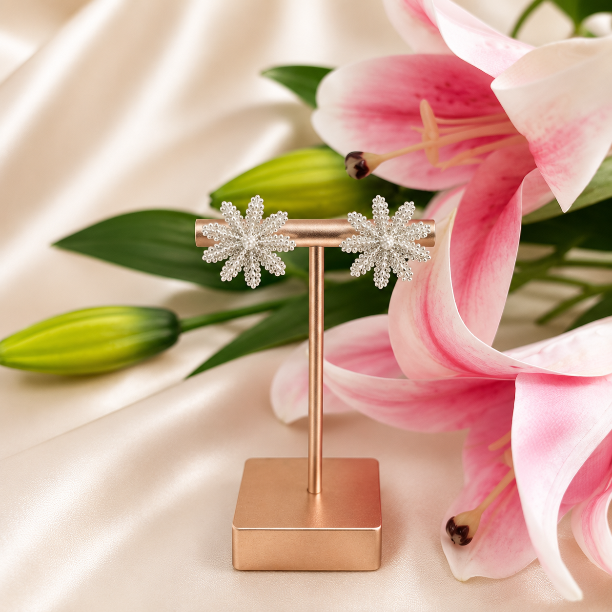 Snow Blossom Studs