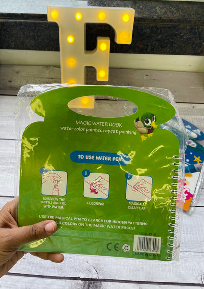 Magic Water Painting Book - assorted prints