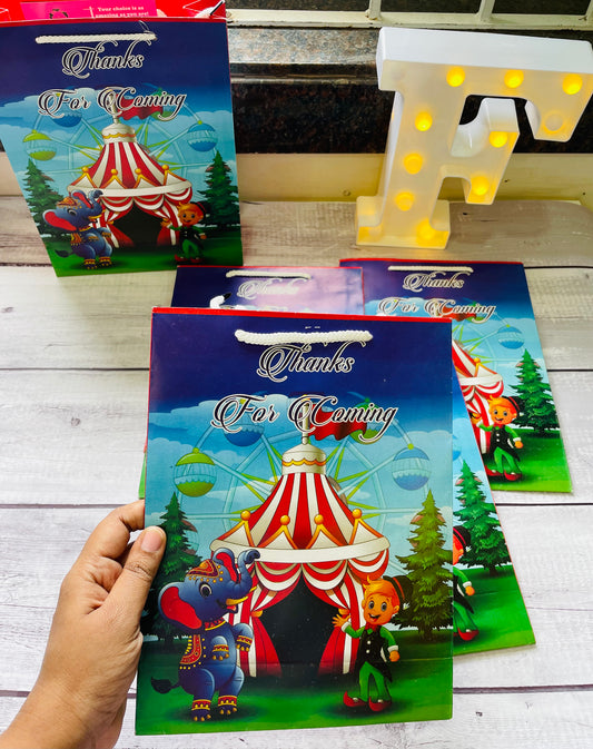 Carnival theme gift bags
