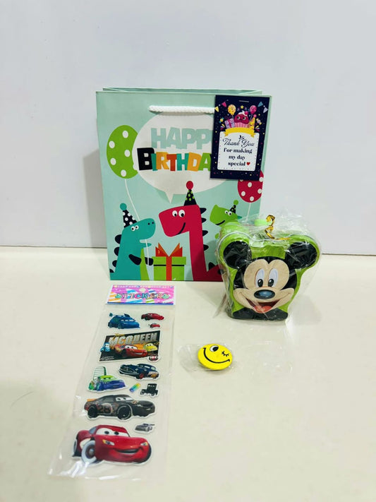 Mickey piggy bank hamper