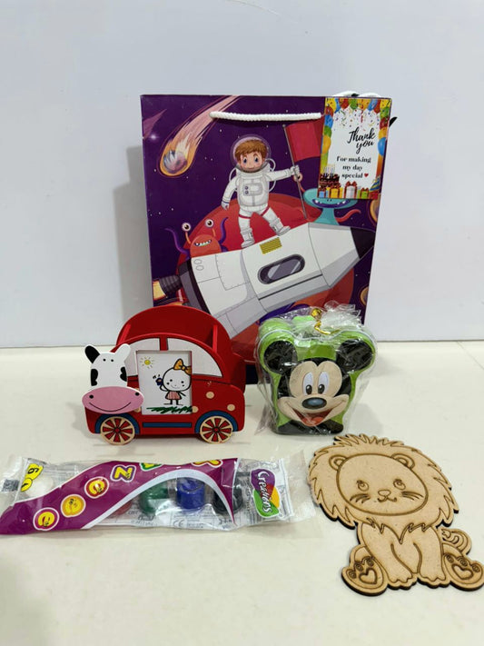 Piggy bank ,pen-stand and diy combo pack