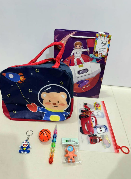 Lunch bag with stationary combo