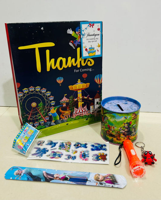 Tin piggy bank hamper
