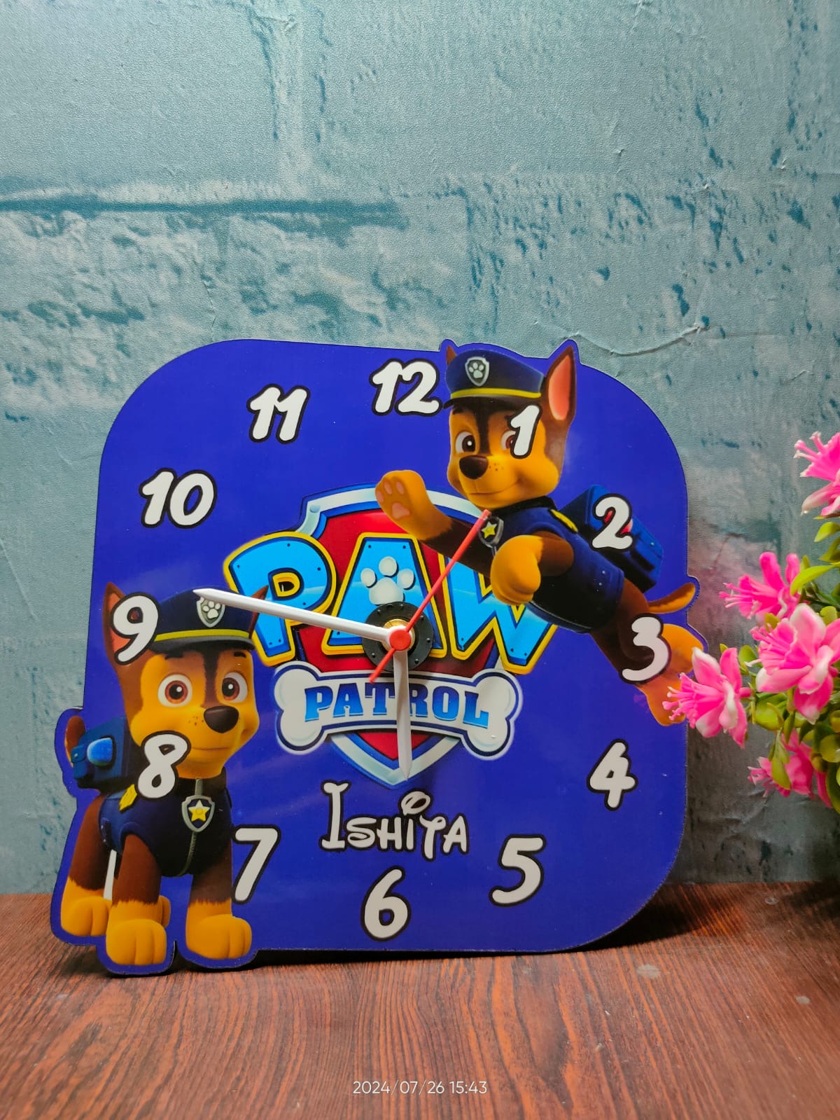 Cartoon shaped Wall clock
