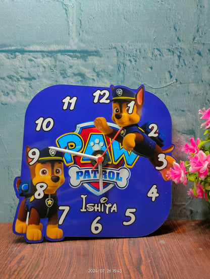 Cartoon shaped Wall clock
