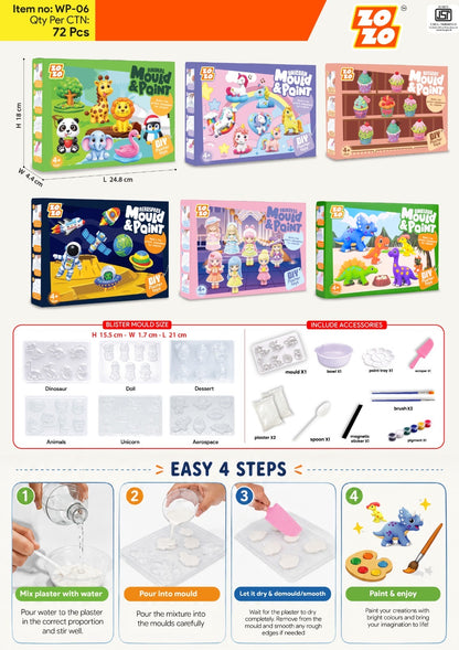 Mould and Paint Diy Activity Kit